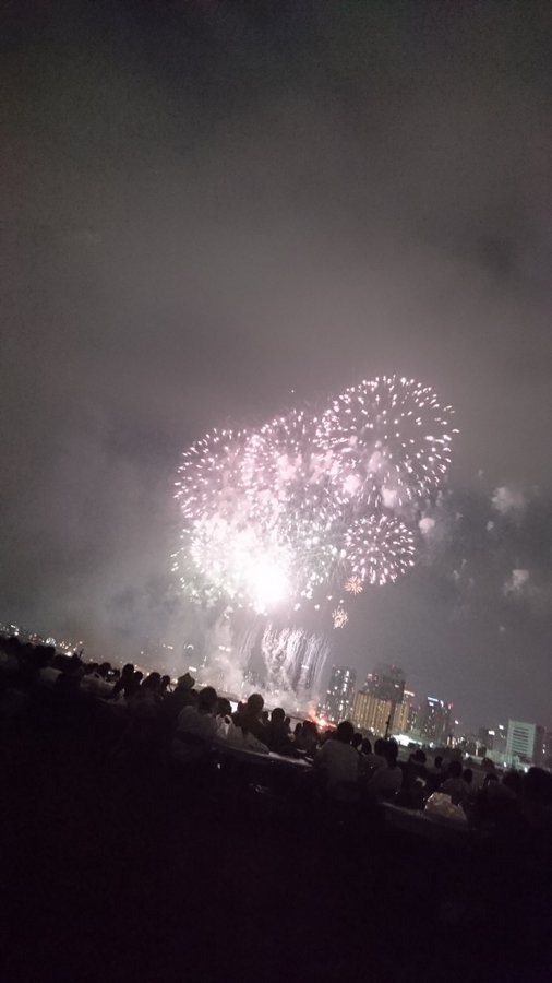 今日天神祭なのね☺️この画像