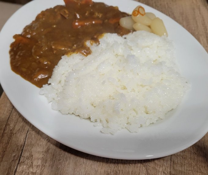 今日はカレーライス&#の画像